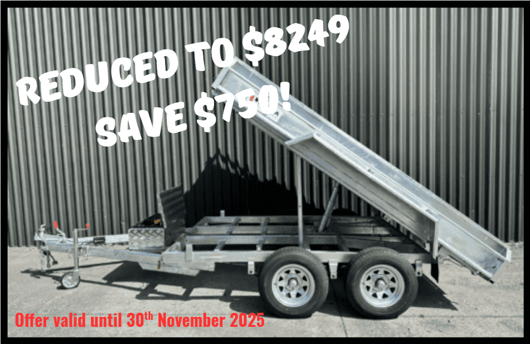 10ft by 5ft Hydraulic | Lucca Trailers