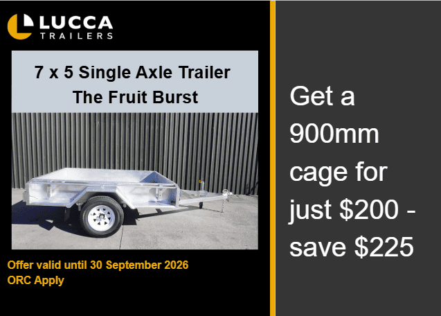 Single Axle Trailer – 7ft by 5ft – Joy | Lucca Trailers