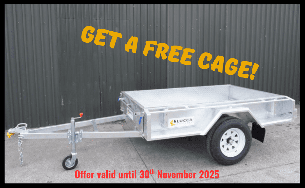 Single 8ft by 4ft Tipping Trailer – Joy | Lucca Trailers