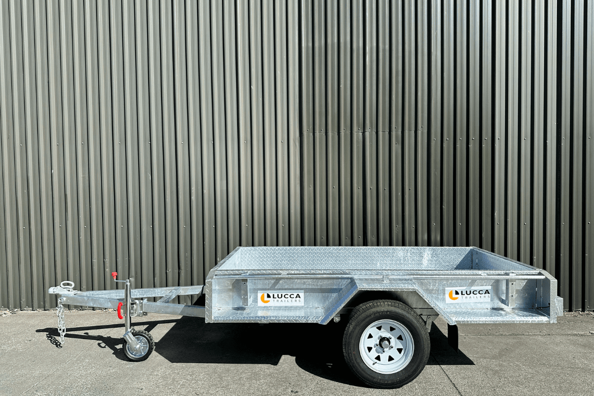 Single 8ft by 4ft Tipping Trailer - Joy | Lucca Trailers