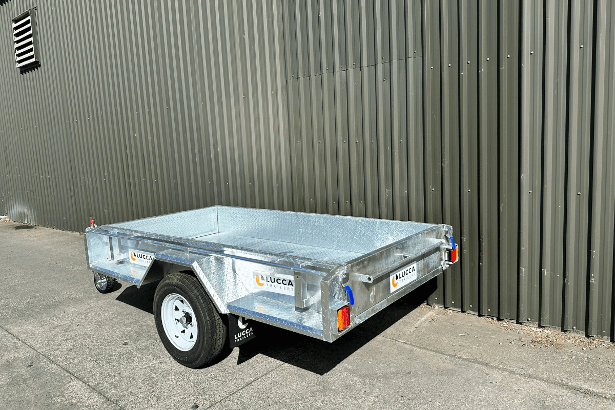 Single 8ft by 4ft Tipping Trailer - Joy | Lucca Trailers