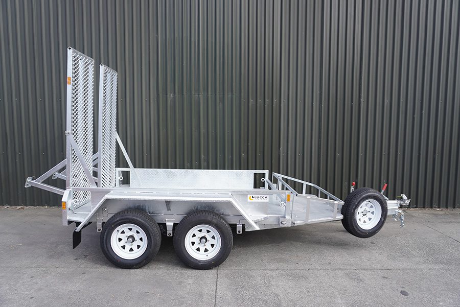 Digger Transporter Baby Dino George 8ft x 5ft (2.5 Tonne) | Lucca Trailers