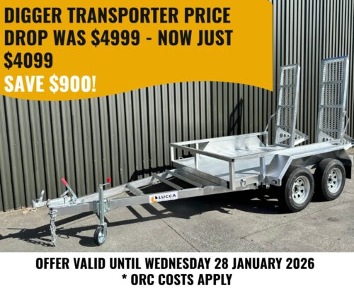 Digger Transporter from Lucca Trailers