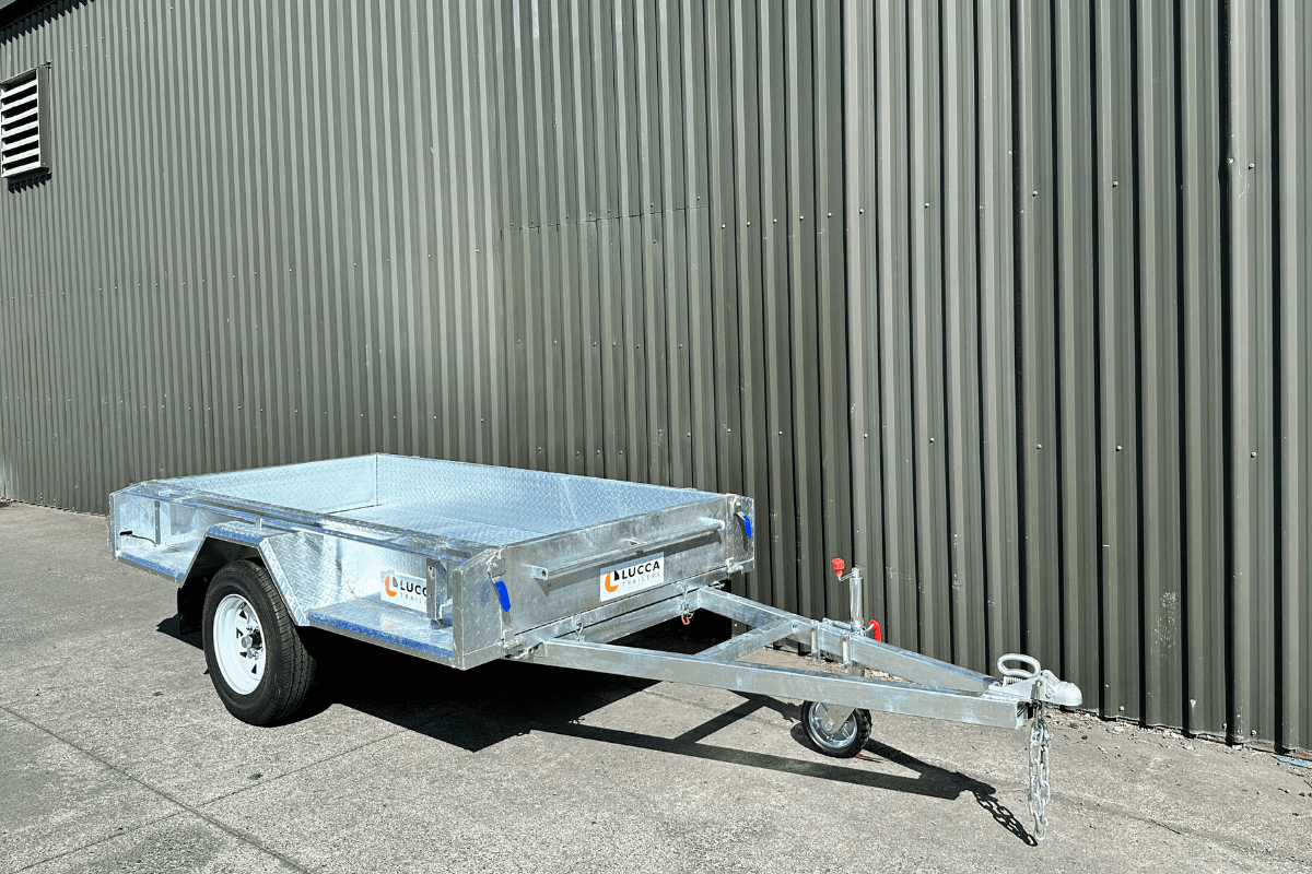 Single 8ft by 4ft Tipping Trailer - Joy | Lucca Trailers