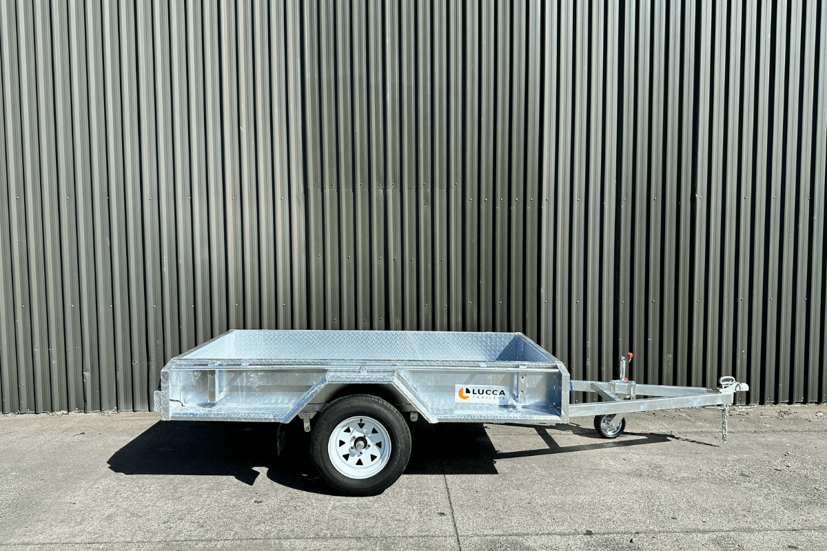 Single 8ft by 4ft Tipping Trailer - Joy | Lucca Trailers